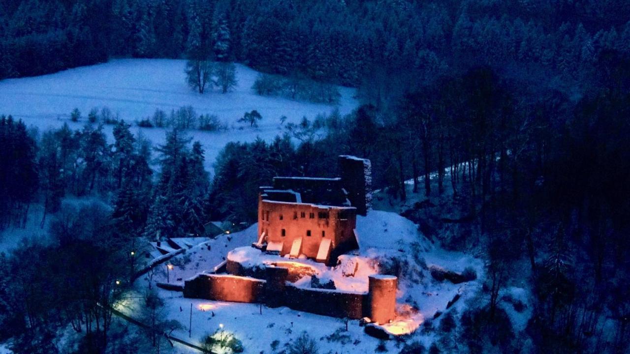 Burg Freienstein Blick 4 Sterne Mit Sauna Gammelsbach エクステリア 写真